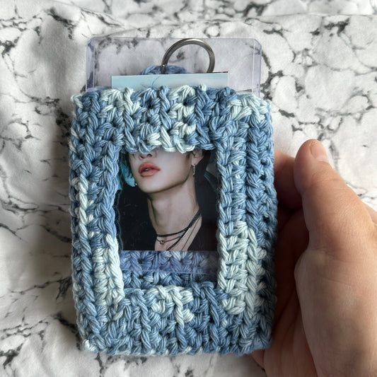 Blue Ombre Kpop Photocard Holder