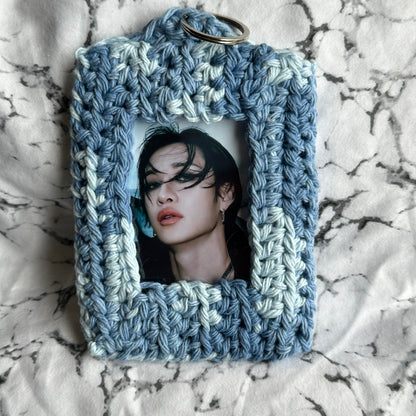 Blue Ombre Kpop Photocard Holder