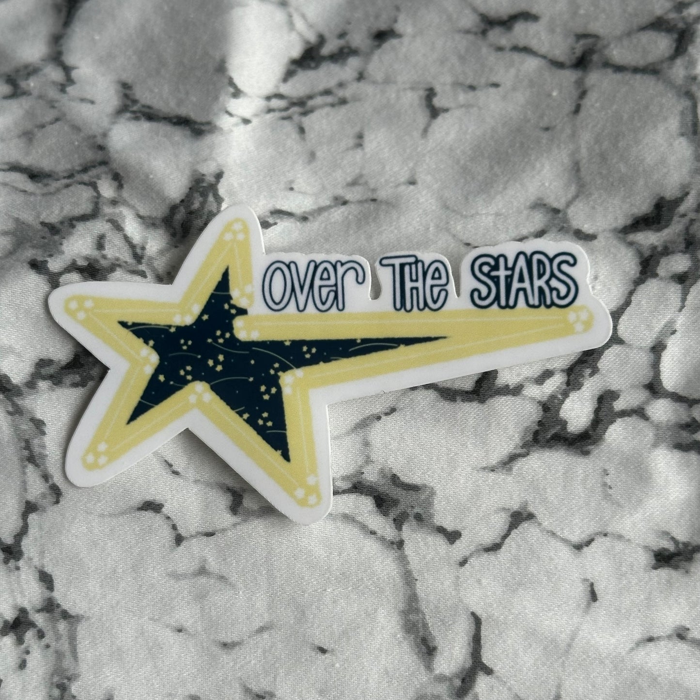 Over The Stars Sticker
