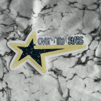 Over The Stars Sticker