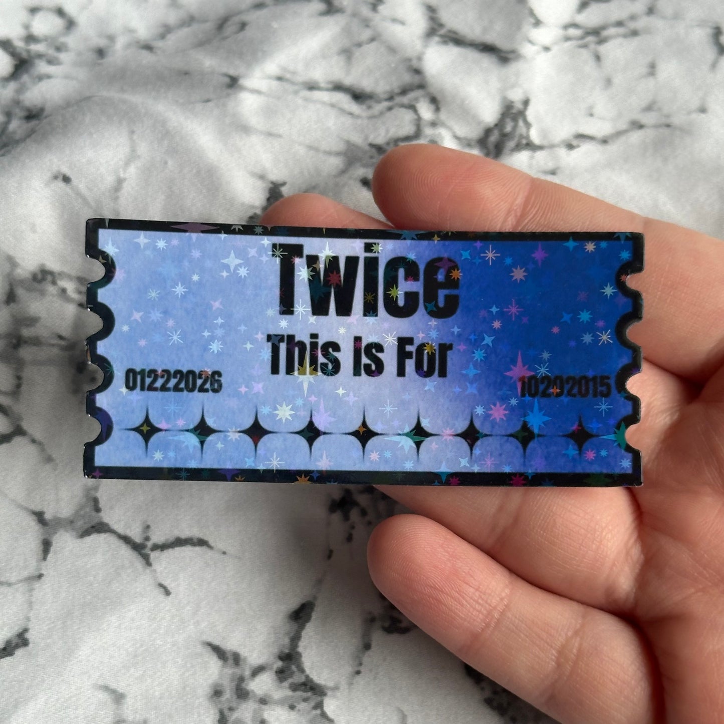 Twice Tour Ticket Stickers