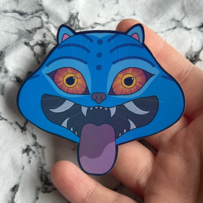Derpy Tiger Sticker