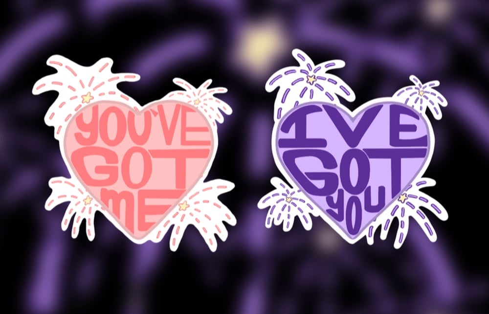 Mikrokosmos inspired stickers