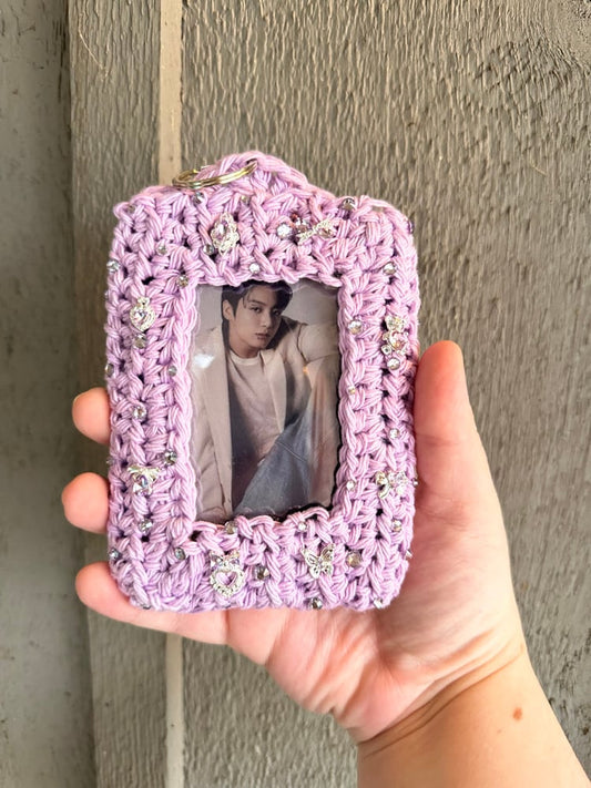 Purple Royalty Kpop Photocard Holder
