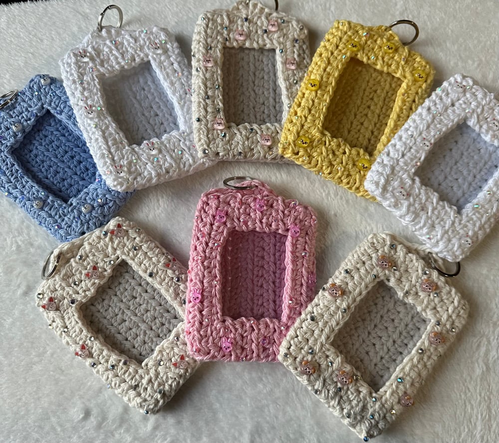 SKZOO StrayKids Fan Made Merch Photocard Holders / Handmade / Crochet / Bedazzled / Subtle Merch